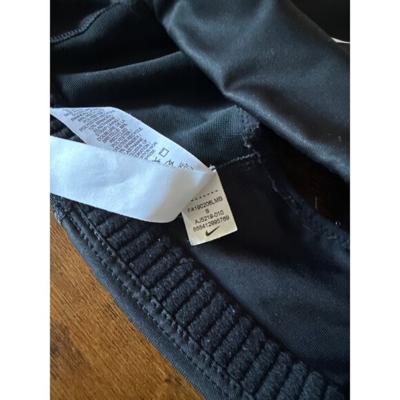 Nike Womens Black Sports Bra With White Swoosh Logo Small - Picture 4 of 11